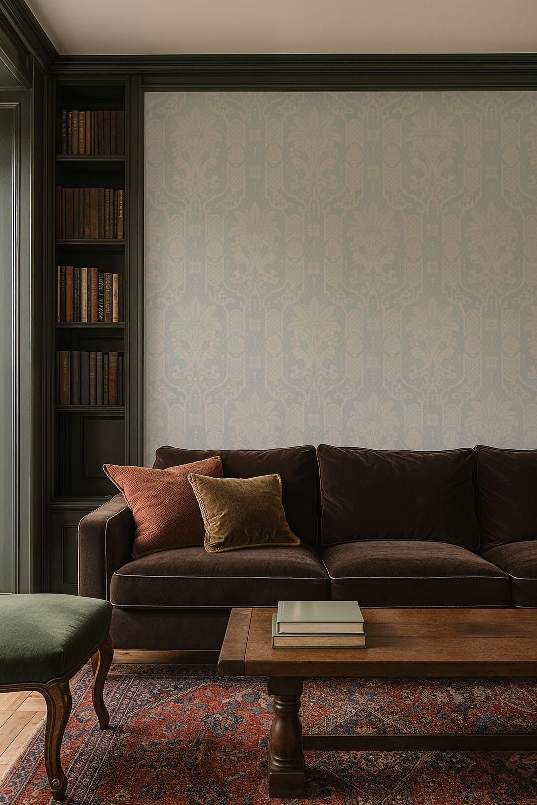 Columnar Bloom - Cloud Blue Wallpaper