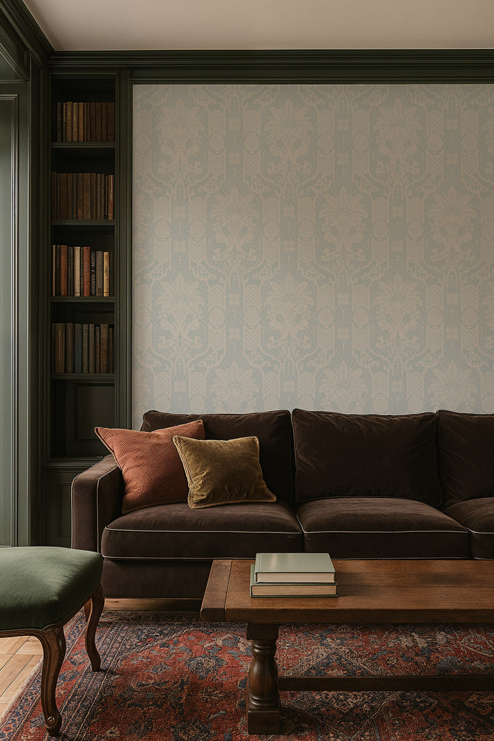 Columnar Bloom - Cloud Blue Wallpaper