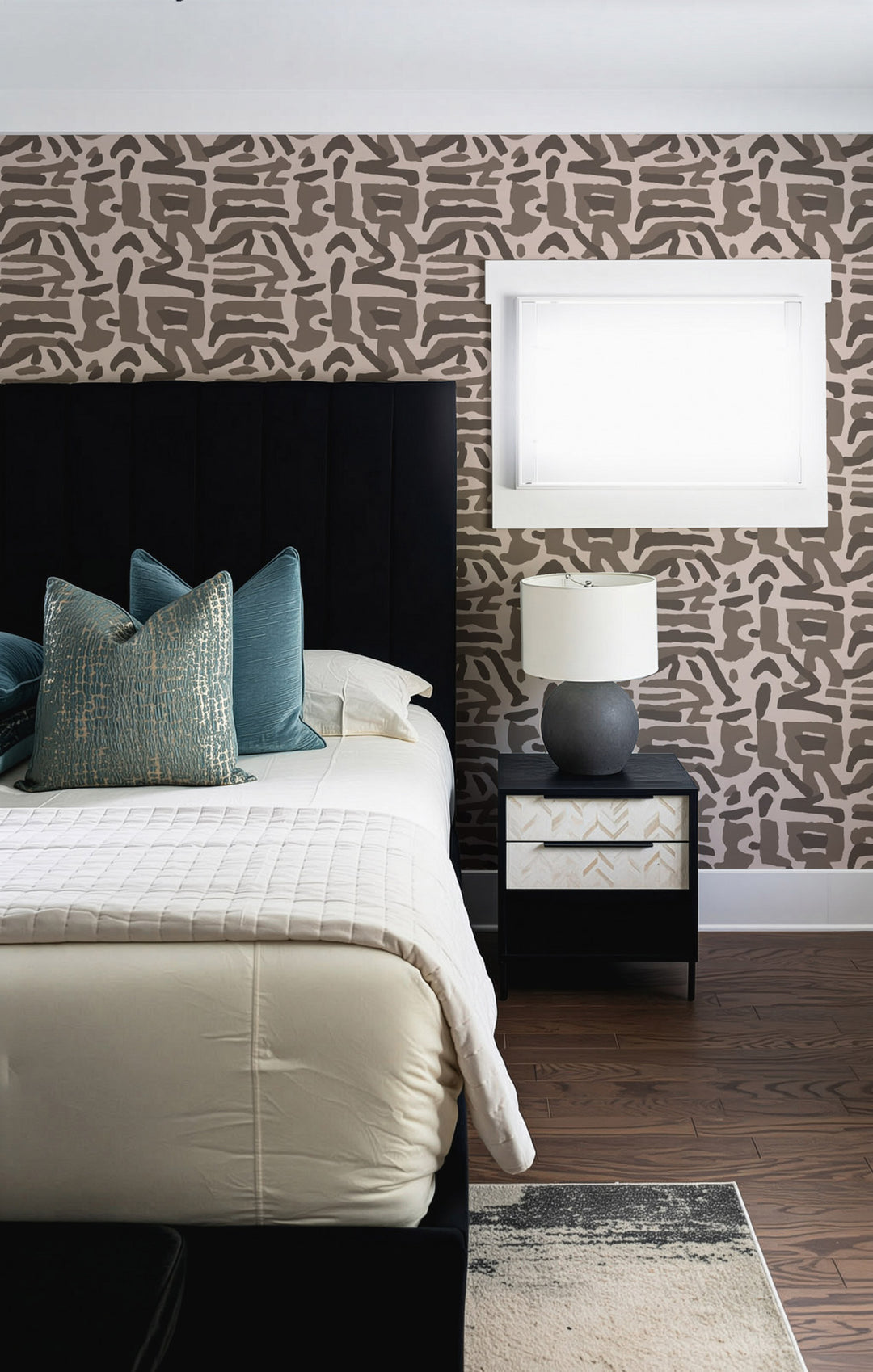 Tribal Traditions - Blush Brown Wallpaper by Blessed Little Bungalow