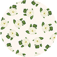 Dahlia - Black Floral Wallpaper by Cara's Garden