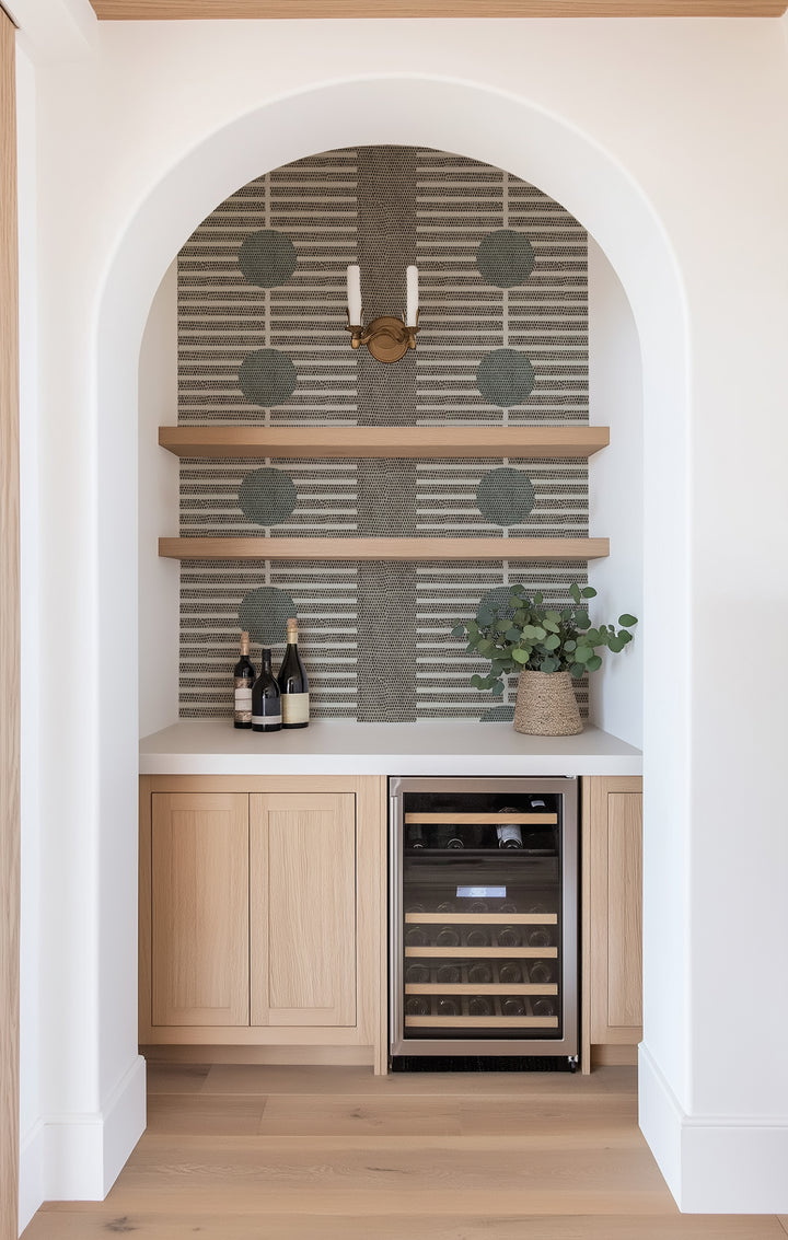 Nomalanga - Sage Taupe Wallpaper by Forbes Masters