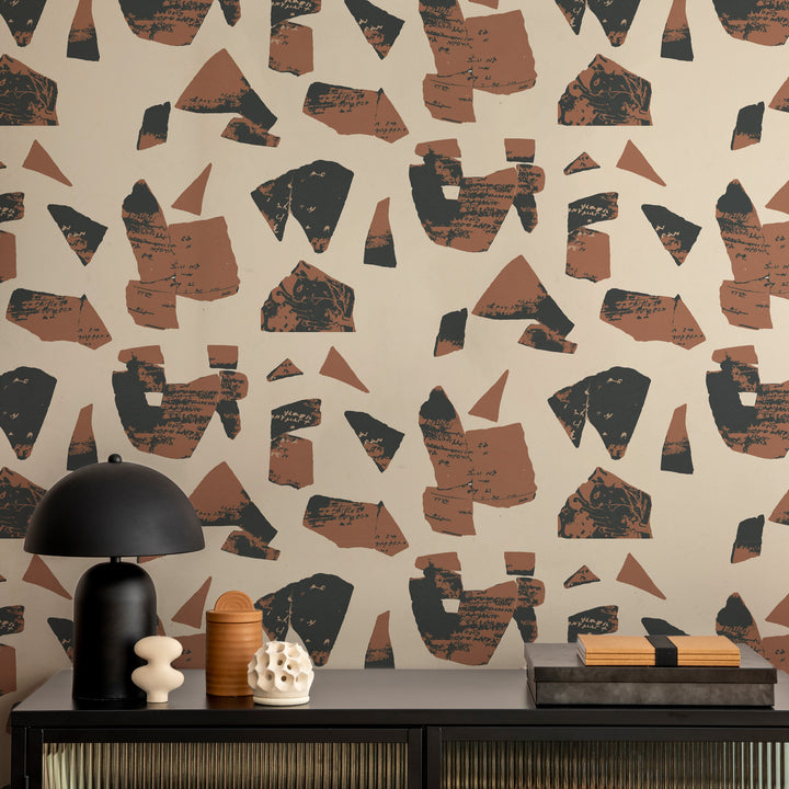Bo-Kaap Curb - Red Clay Wallpaper by Forbes Masters