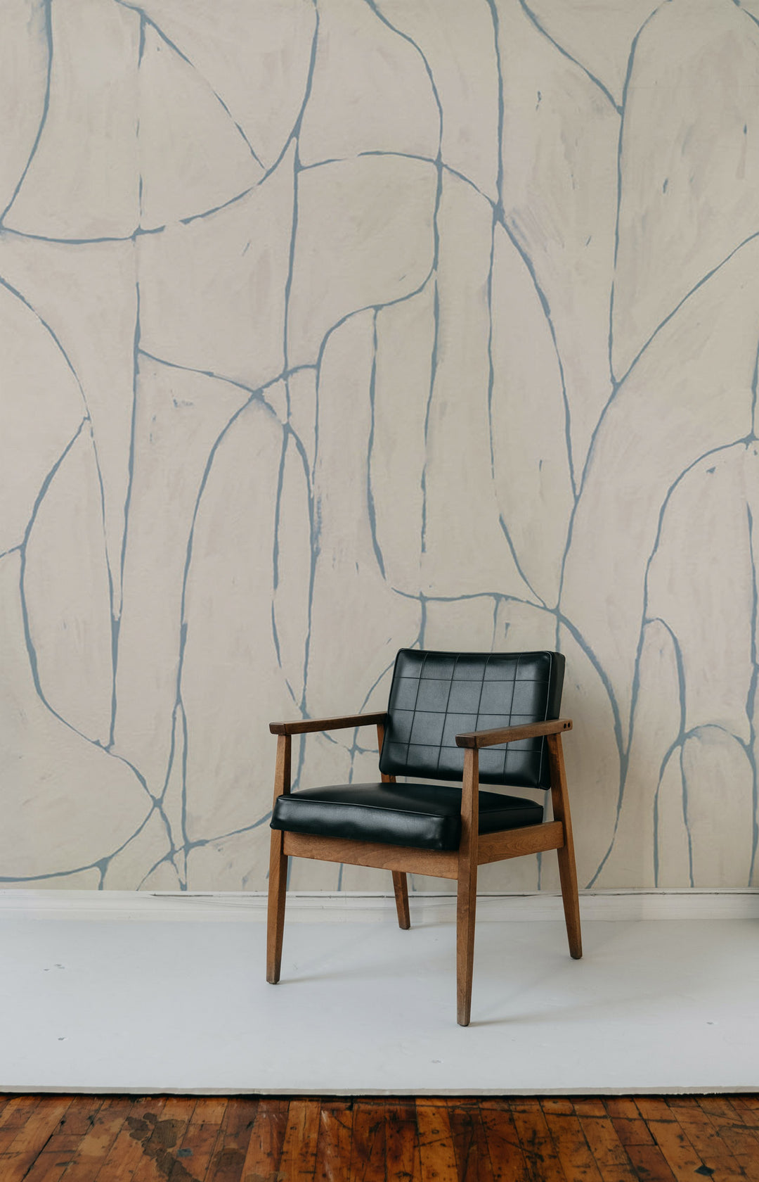 Boulder Beach Wall Mural - Linen Blues Wallpaper by Forbes Masters