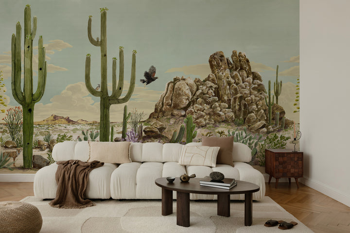 Sonoran Desert Wall Mural - True Tone