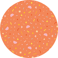 Confetti - White Wallpaper by Poketo
