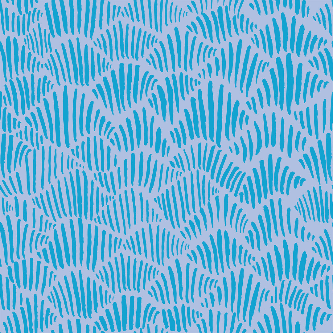 Seashells - Blue Wallpaper by Poketo