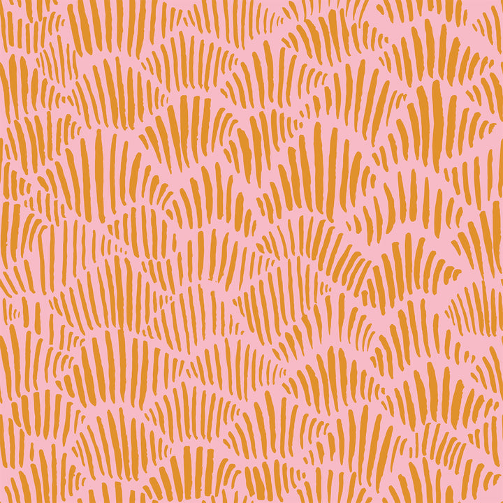 Seashells - Pink Wallpaper by Poketo