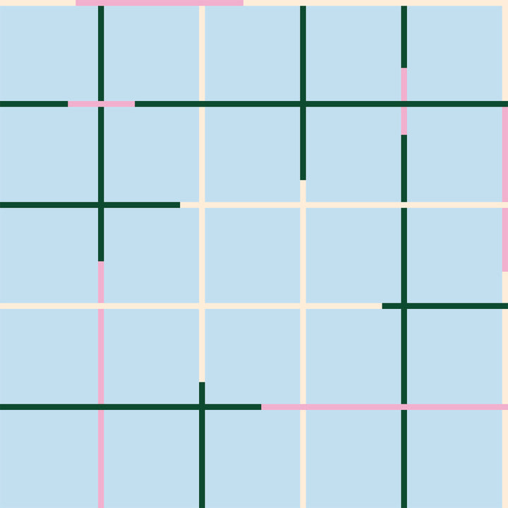 Grid- Sky Wallpaper by Poketo