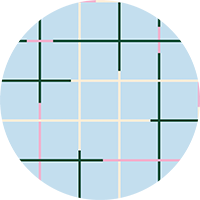 Grid- Pink Wallpaper by Poketo