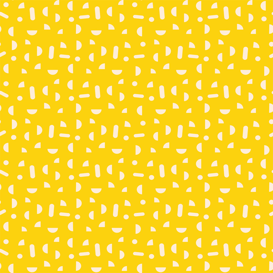 Chips - Yellow Wallpaper by Poketo