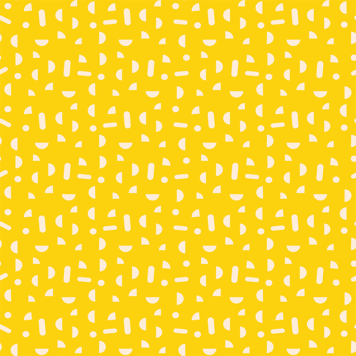 Chips - Yellow Wallpaper by Poketo