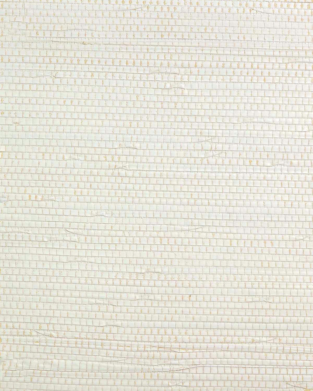 White Textured Weave Grasscloth Wallpaper