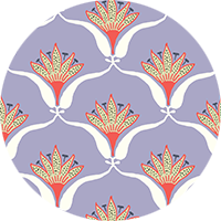 Wallflower - Lilac Floral Wallpaper by Julianne Taylor Style