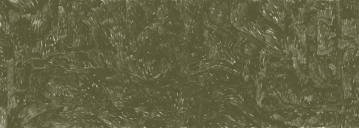 Washed Wallpaper Mural - Olive