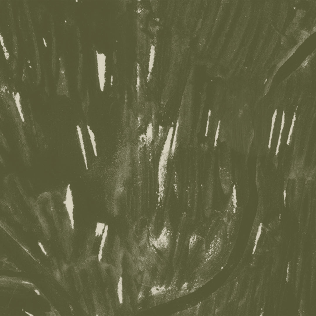 Washed Wallpaper Mural - Olive