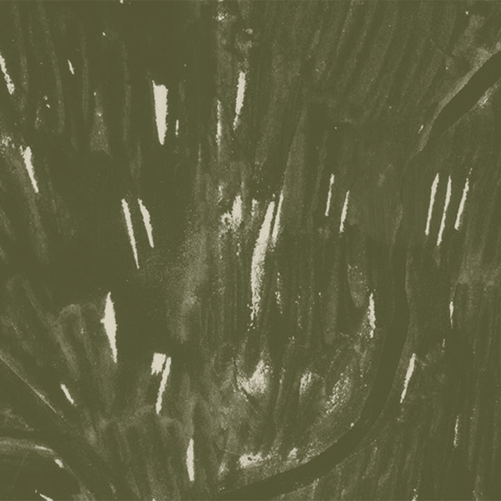 Washed Wallpaper Mural - Olive