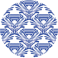 Watercolor - Cobalt Wallpaper by The Blush Label