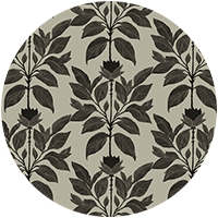 Wayward Petal - Driftwood Taupe Floral Wallpaper