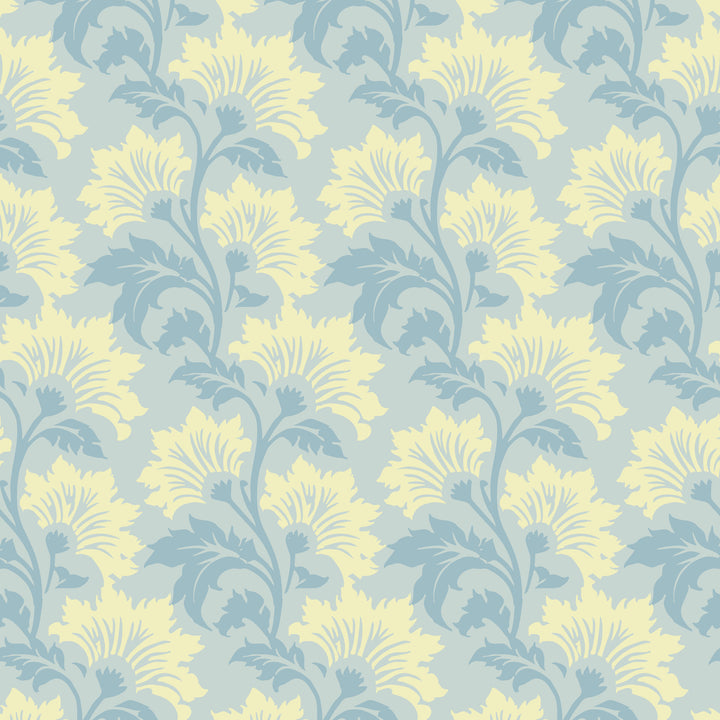 Wildflower - Pale Skies Botanical Wallpaper