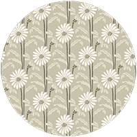 Woodland Bloom - Soot Black Floral Wallpaper