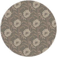 Woodland Bloom - Soot Black Floral Wallpaper