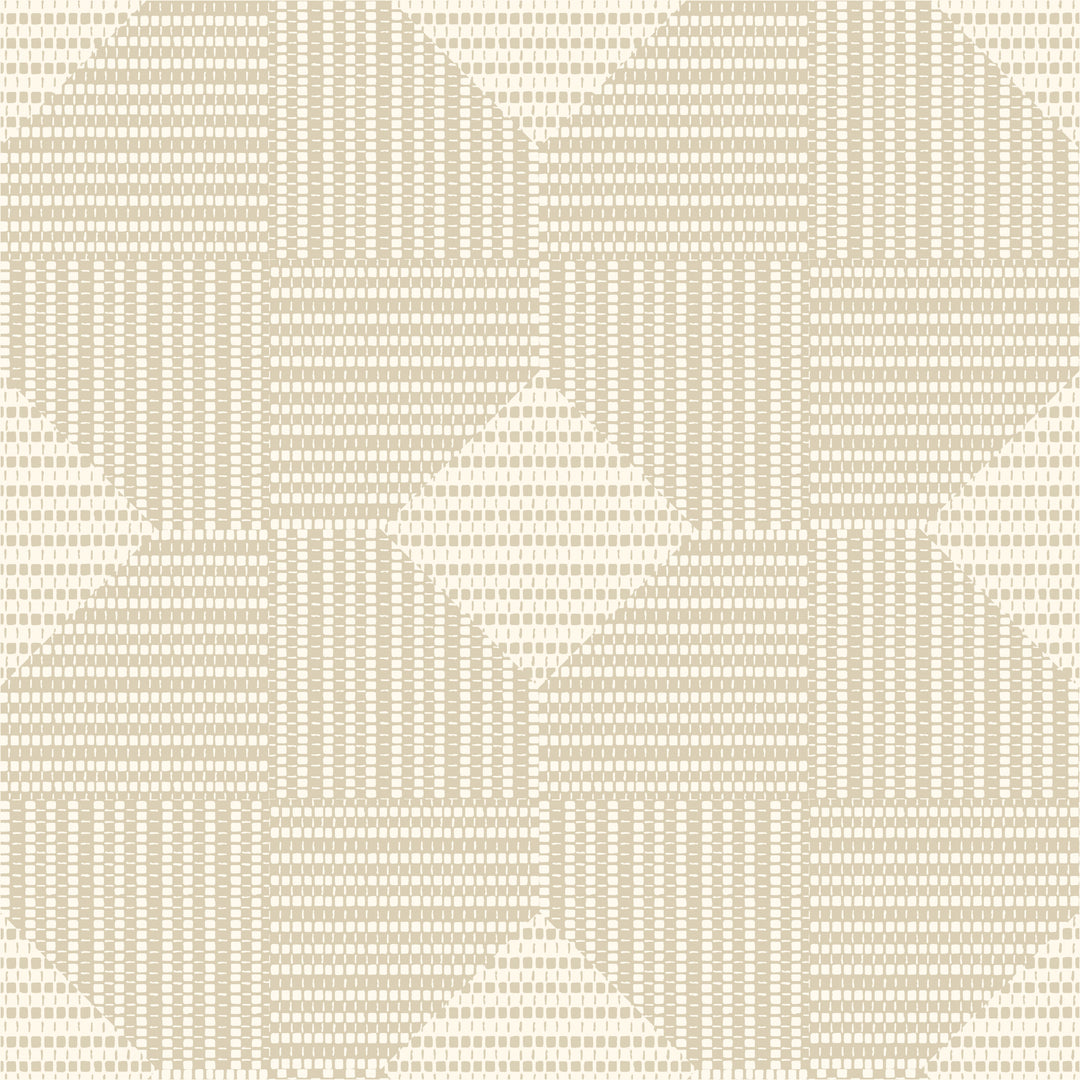 Woven Basket - Canvas Wallpaper