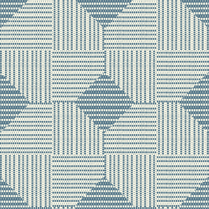 Woven Basket - Early Morning Blue Wallpaper