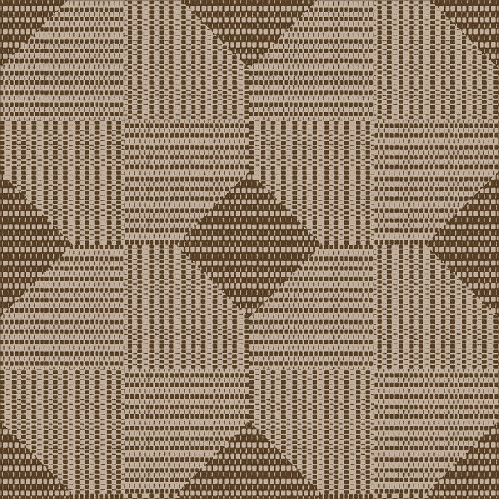 Woven Basket - Ashen Walnut Wallpaper