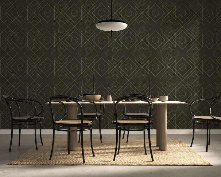 Xavion - Dark Cocoa Wallpaper by Sabrina Yvonne