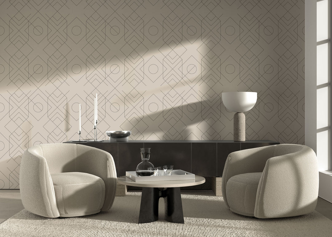 Xavion - Linen Wallpaper by Sabrina Yvonne