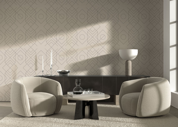 Xavion - Linen Wallpaper by Sabrina Yvonne