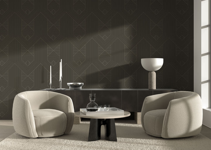 Zuri - Dark Cocoa Wallpaper by Sabrina Yvonne