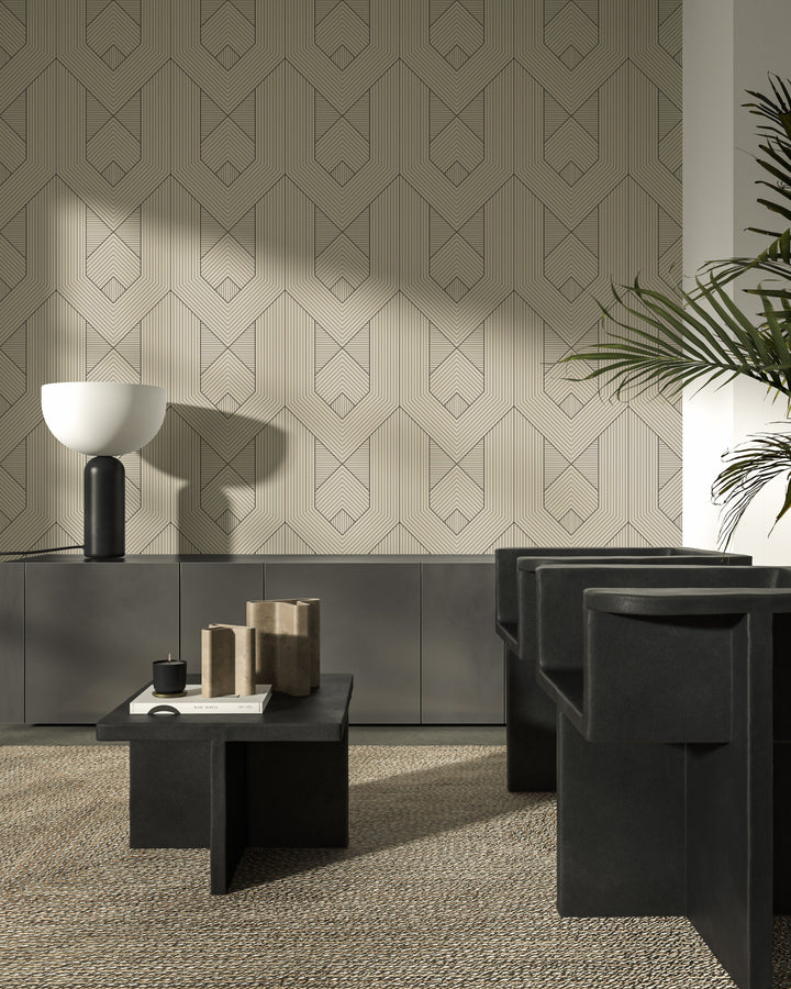 Zuri - Linen Wallpaper by Sabrina Yvonne
