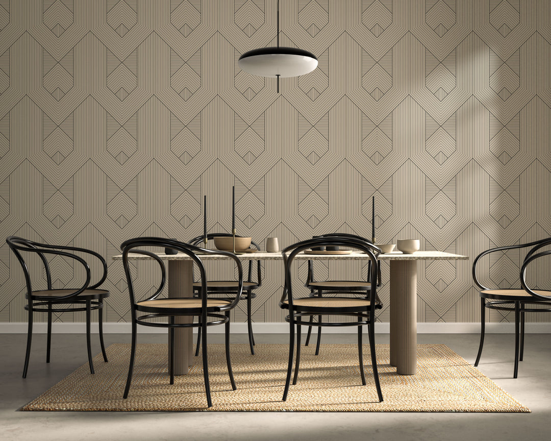 Zuri - Linen Wallpaper by Sabrina Yvonne