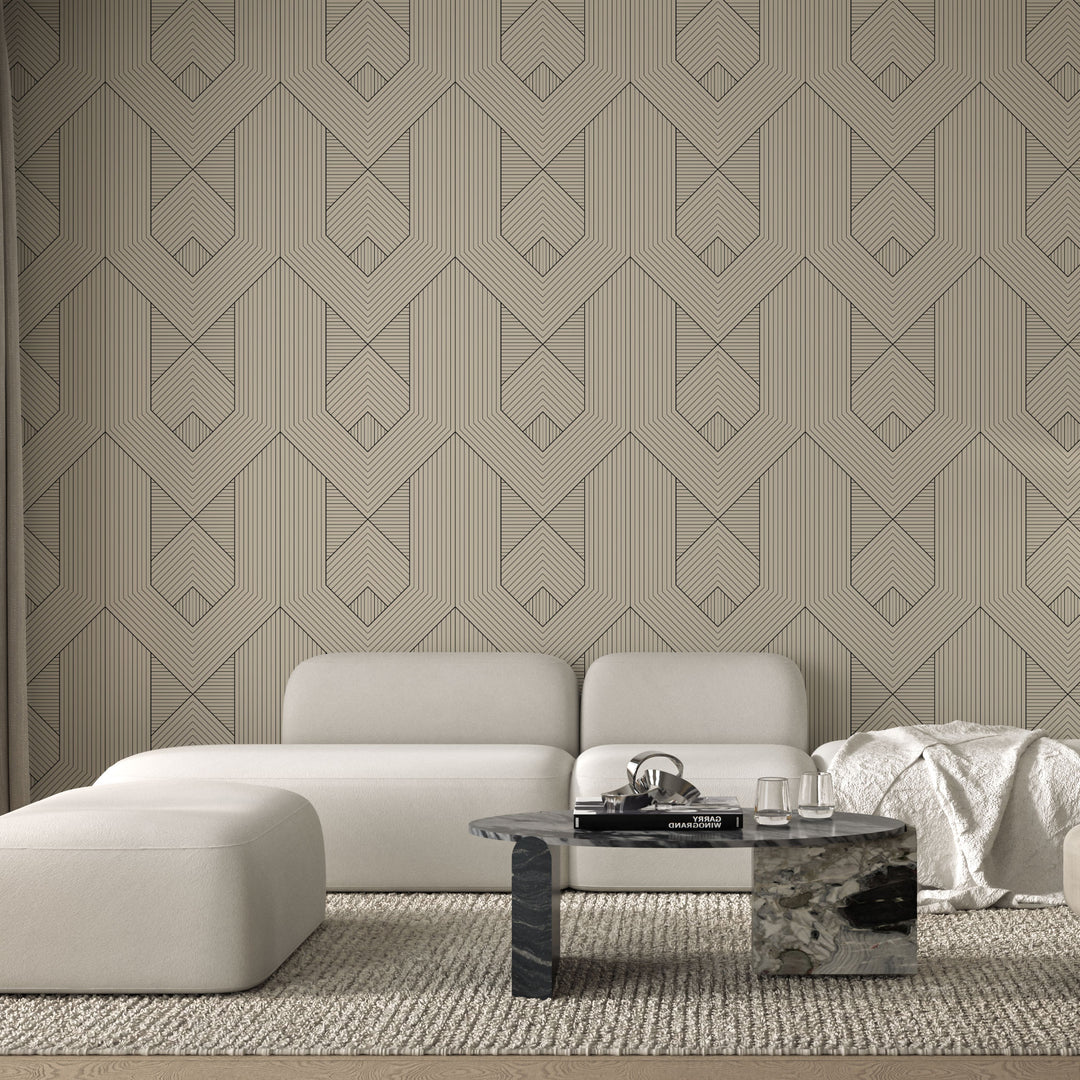 Zuri - Linen Wallpaper by Sabrina Yvonne