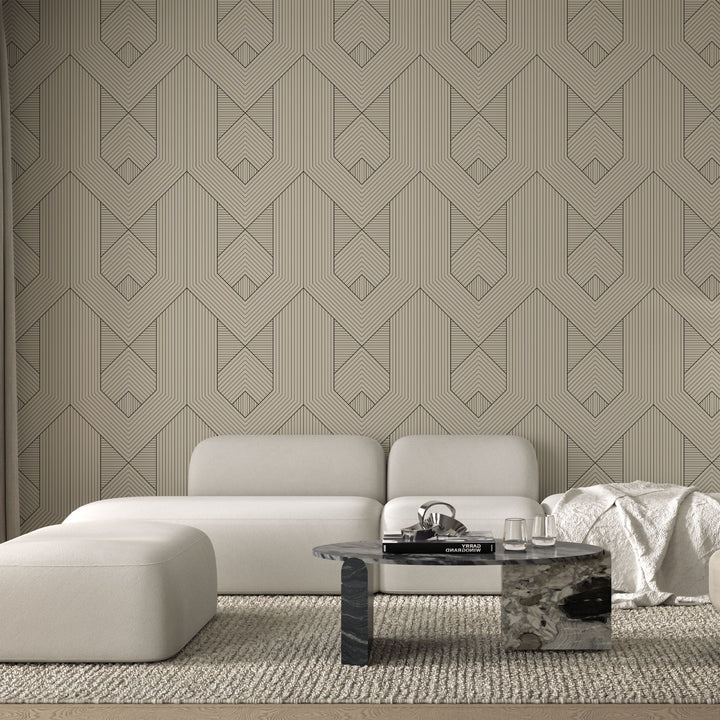 Zuri - Linen Wallpaper by Sabrina Yvonne
