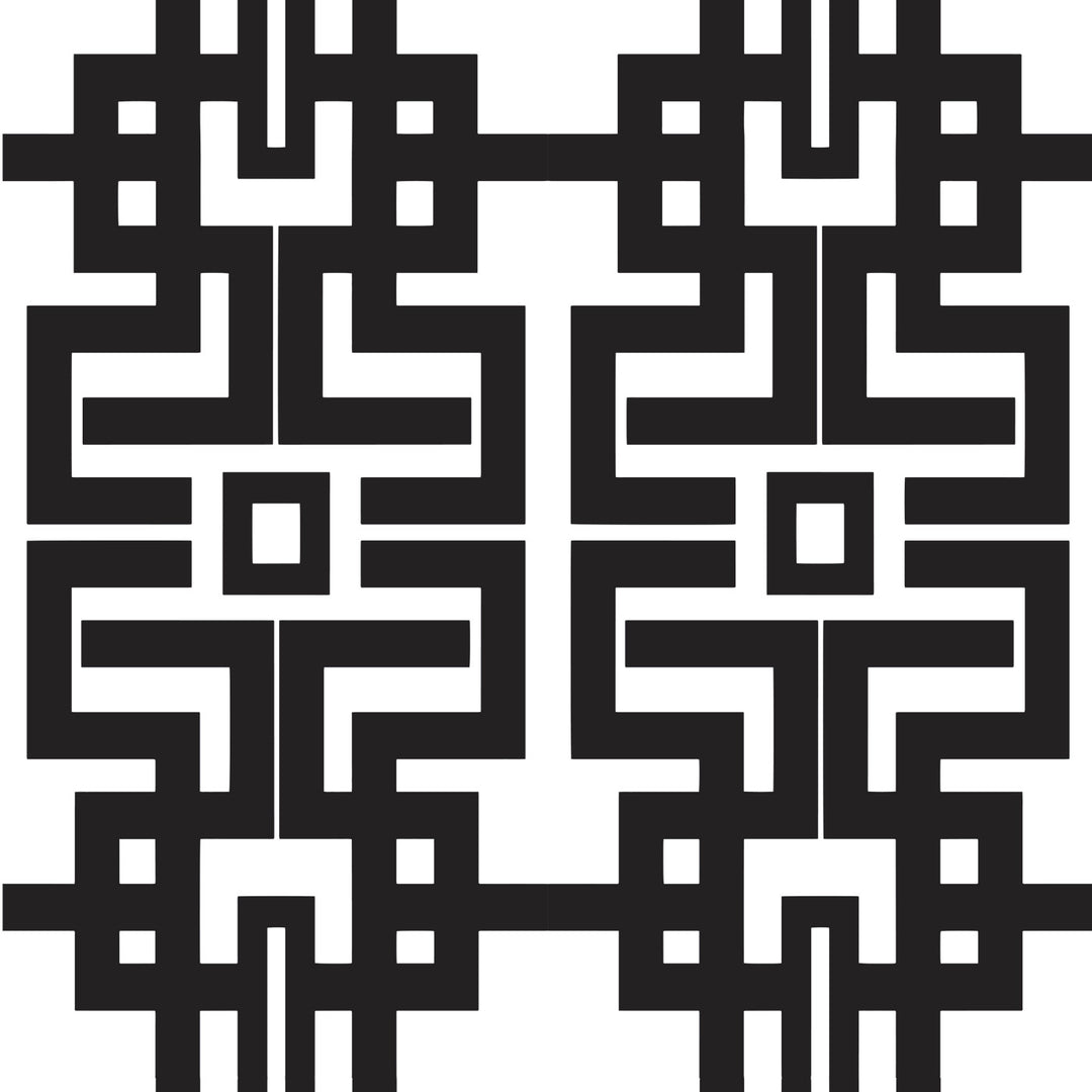 Aztec - Black Wallpaper by The Blush Label