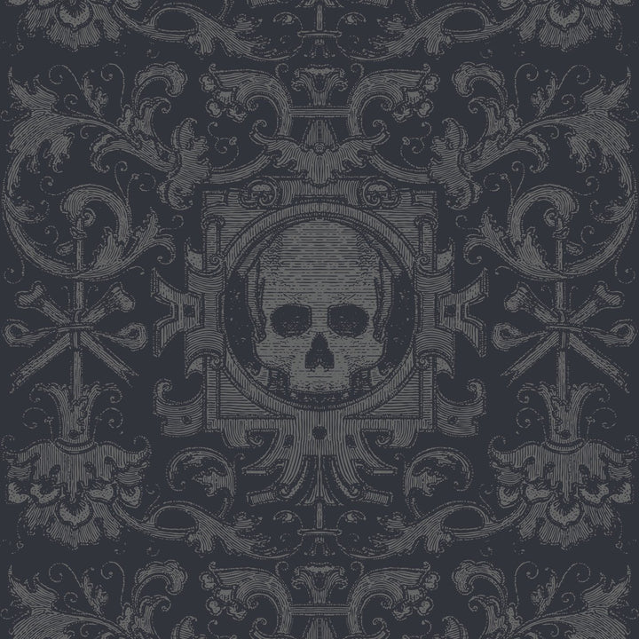 Skull Box - Black Wallpaper