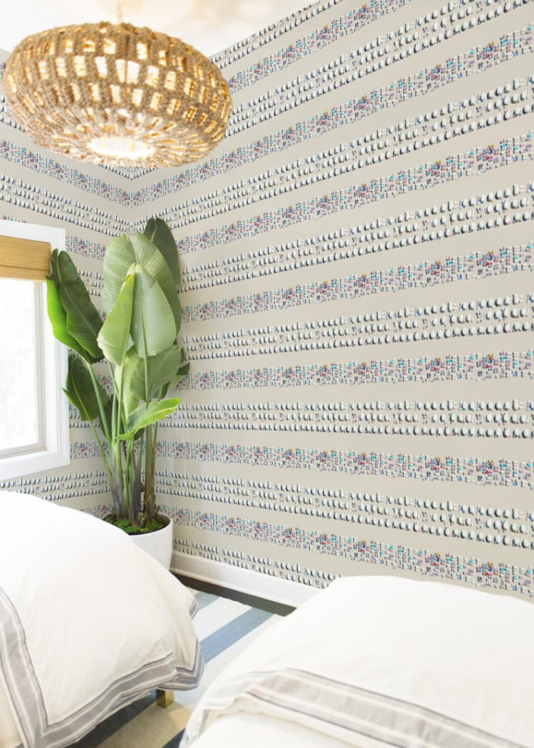 Riviera Stripe Wallpaper by Gray Malin