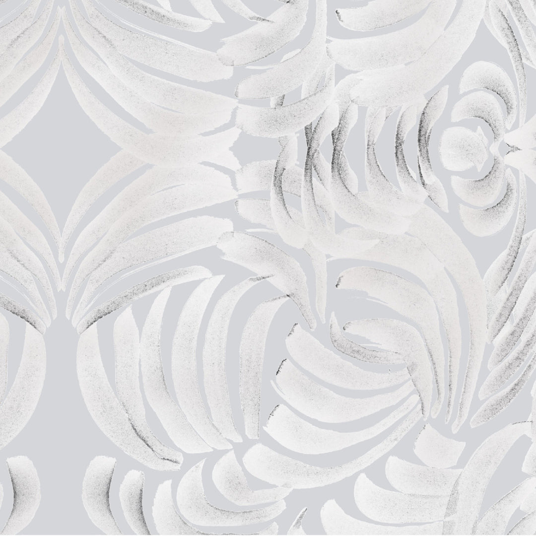 Porcelain Flora Large Wallpaper