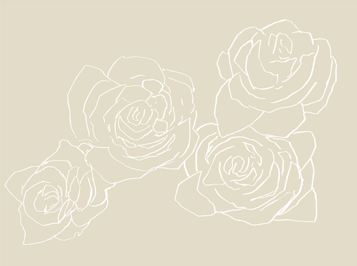 Desert Rose - Cappuccino Wall Mural
