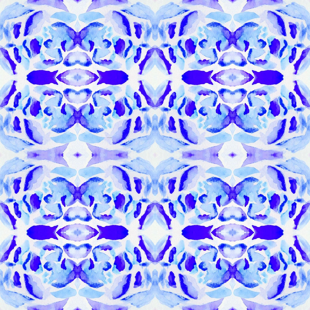 Morocco - Blue Wallpaper by The Blush Label