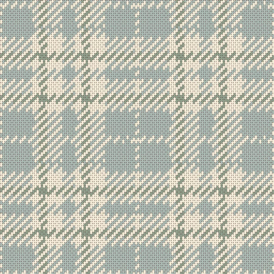 Clark Plaid - Lake Shore Blue Wallpaper