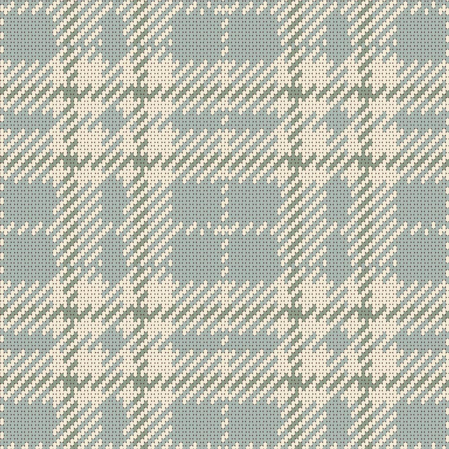 Clark Plaid - Lake Shore Blue Wallpaper