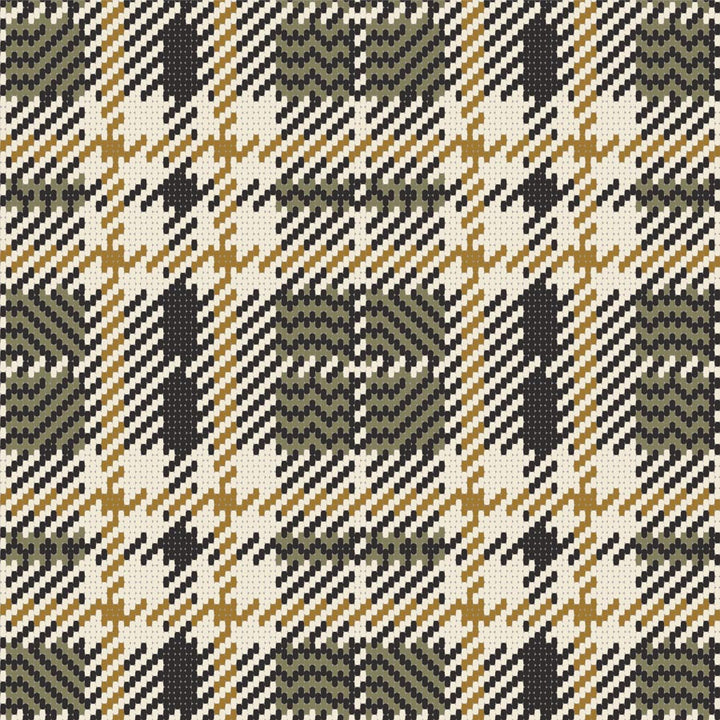 Clark Plaid - Wood Lawn Green Wallpaper
