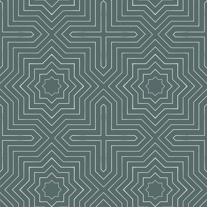 Grand - Pewter Blue Wallpaper