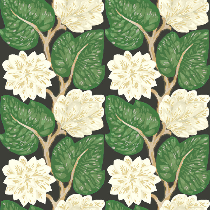 Vintage Vines - Porcelain White Floral Wallpaper by Bohemian Bungalow