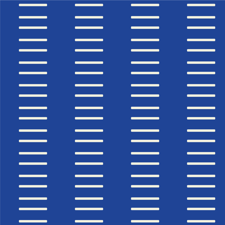 Dashing - Yves Blue Reverse Geometric Wallpaper by Mrs. Paranjape