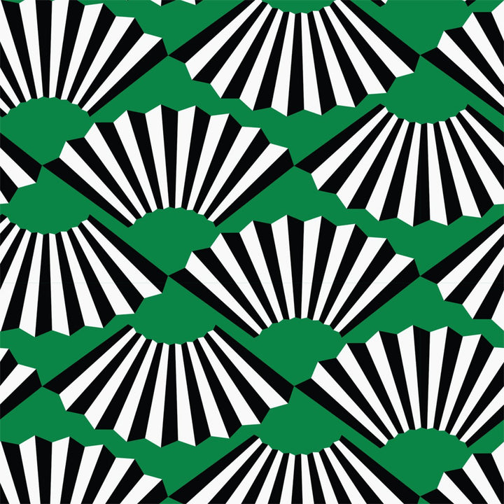 Fanning Out - Jade Wallpaper by Julianne Taylor Style