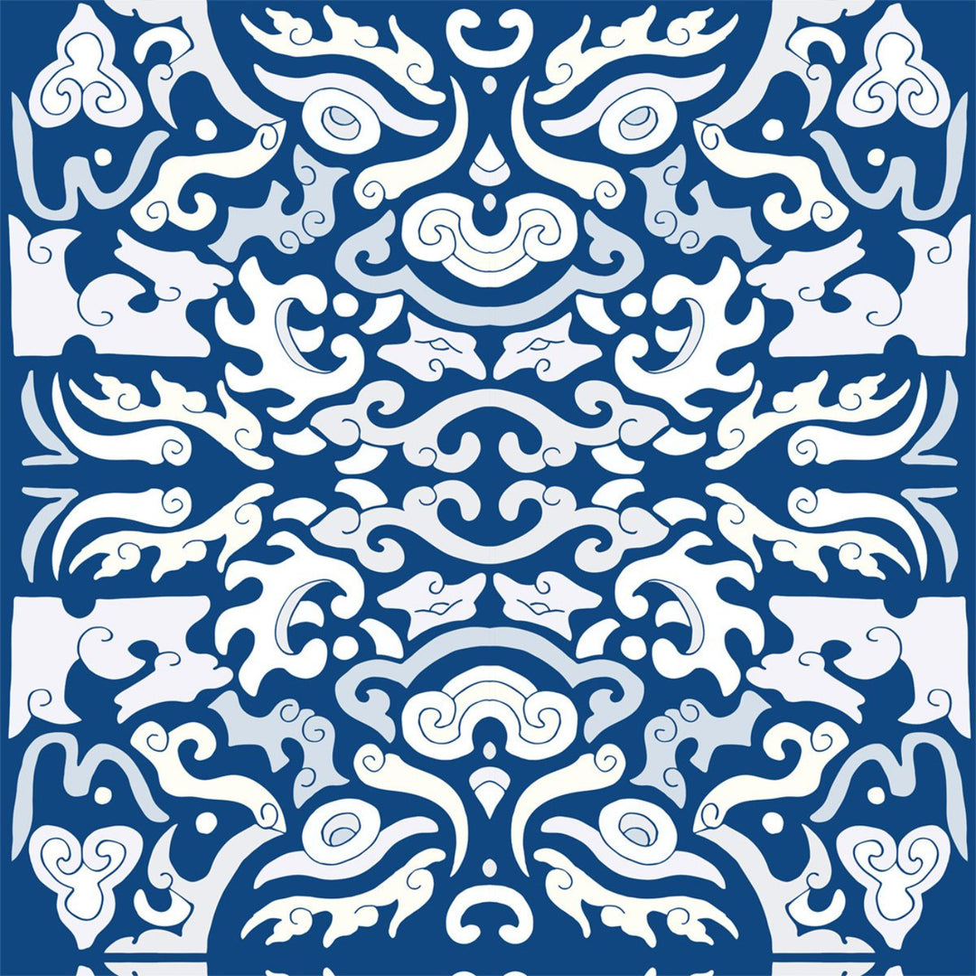 Foo Dog - Sea Wallpaper by Julianne Taylor Style